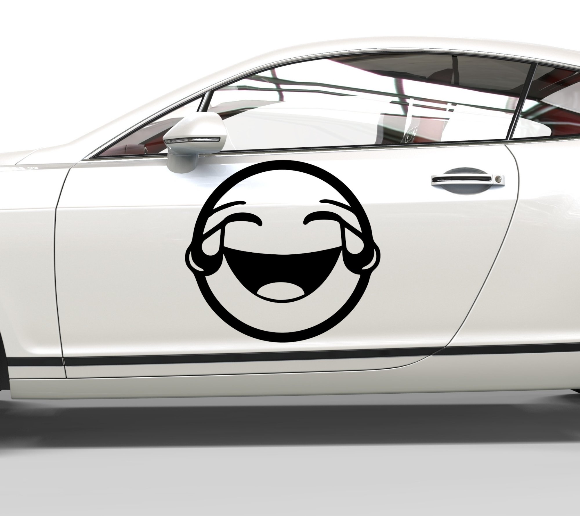 38041 Smiley Lachender Emoji Aufkleber